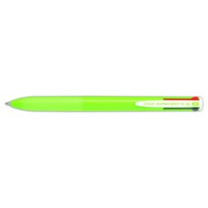 BOLIGRAFO SUPERGRIP G - 4 COLORES - CUERPO COLOR- VERDE LIMA PILOT BPKGG-35M-LG (MIN12) (Espera 4 dias)