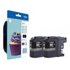 TINTA BROTHER LC-123BK NEGRO PACK 2 UD (Espera 4 dias)