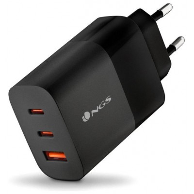 Cargador de pared ultrarrapido de 65W con 3 Puertos: 2