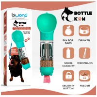Botella Multifunción Mascotas Biwond Bottle Kan Azul (Espera 2 dias)