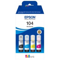 Epson Botellas Multipack Ecotank 104 4 Colores