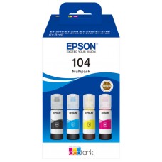 Epson Botellas Multipack Ecotank 104 4 Colores