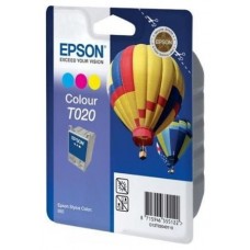 Cartucho de tinta de 3 colores T020 para Stylus Color