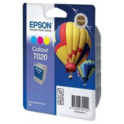 Cartucho de tinta de 3 colores T020 para Stylus Color