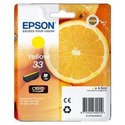 TINTA EPSON 33 XP530/630/635/830 ORI AMARILLO