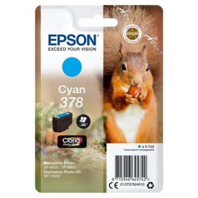 TINTA EPSON 378 ORI CIAN C13T37824010