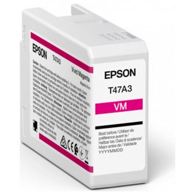 EPSON  Singlepack Vivid Magenta T47A3 UltraChrome Pro 10 ink 50ml SC-P900