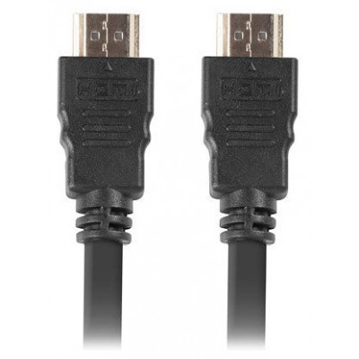 CABLE HDMI LANBERG MACHO/MACHO V1.4 ALTA VELOCIDAD 0.5M NEGRO