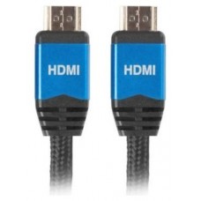 CABLE HDMI LANBERG MACHO/MACHO V2.0 CU 4K PREMIUM 1M NEGRO
