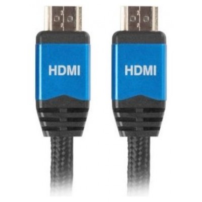 CABLE HDMI LANBERG MACHO/MACHO V2.0 CU 4K PREMIUM 1M NEGRO