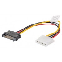 CABLE ALIMENTACION LANBERG MOLEX HEMBRA/SATA MACHO 15CM