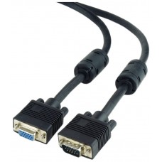 Cable VGA M/H Mcoax 2m BK Ferr