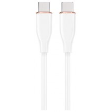 CABLE DE CARGA Y DATOS GEMBIRD (PD) TIPO-C SILICONA ALTA CALIDAD 1,5M BLANCO