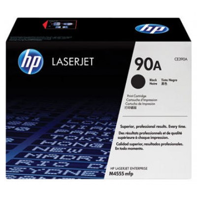 Cartucho de toner original LaserJet HP 90A negro
