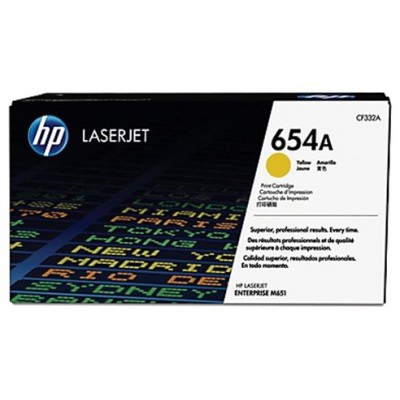 HP LaserJet 654A Toner Amarillo