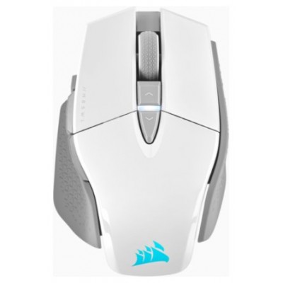 RATON CORSAIR INALAMBRICO GAMING M65 ULTRA RGB BLANCO