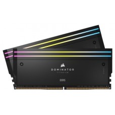 DDR5 32 GB(2X16KIT) 6000 DOMINATOR TITANIUM RGB BLACK CORSAIR (Espera 4 dias)