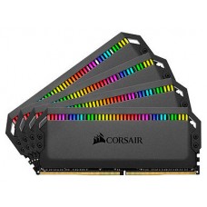 MEMORIA CORSAIR DDR4 128GB 4X32GB PC3600 DOMINATOR PLATINUM RGB BLACK CMT128GX4M4D3600C18 (Espera 4 dias)