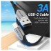 CABLE USB-A A USB-C M-M 3 M GRIS VENTION (Espera 4 dias)