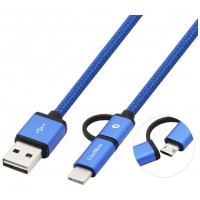 Coolbox Cable MULTIUSB MICRO/C Azul