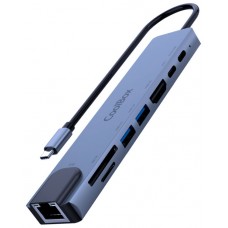 MINI DOCK C81 USB-C (2xUSB3.0/HDMI 4K/USB-C PD/USB-C/1SD-MICROSD/RJ45) COOLBOX (Espera 4 dias)