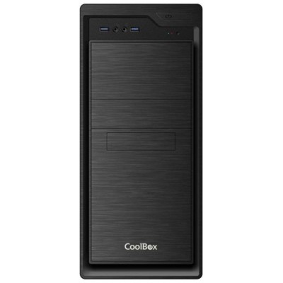 CAJA SEMITORRE/ATX COOLBOX F800 500W USB3.0 NEGRA (Espera 4 dias)