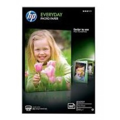 HP Papel Photo Glossy uso diario, 100 hojas, 10 x 15cm, 200gr