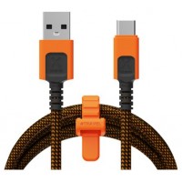CABLE XTREME USB-A A USB-C 1.5M NEGRO/NARANJA XTORM (Espera 4 dias)