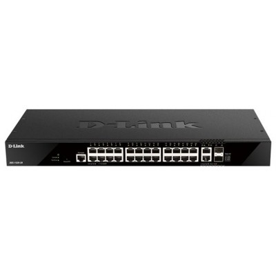 SWITCH GESTIONABLE D-LINK L3 STAKABLE DGS-1520-28 24P