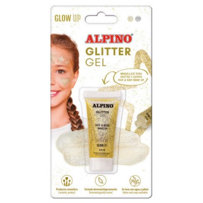 BLÍSTER GEL TRANSPARENTE CON PURPURINA DORADO ALPINO DL000606 (Espera 4 dias)