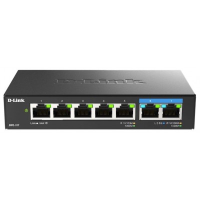 D-Link DMS-107 7xMGb Unmanaged Switch