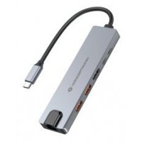 DOCKING USB-C 6-in-1 CONCEPTRONIC 1xHDMI 4K 2xUSB-A 