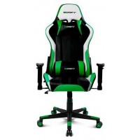 DRIFT DR175 Silla para videojuegos universal Asiento acolchado Negro, Verde, Blanco (Espera 4 dias)