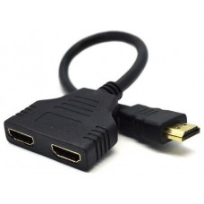 Gembird Cable Adaptador HDMI(M) a 2xHDMI(H) 0.2Mts