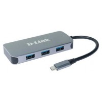 D-LINK DOCKING STATION USB-C 6 EN 1 CON HDMI/ETHERNET/SUMINISTRO ELECTRICO (Espera 4 dias)