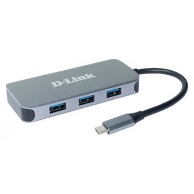 HUB USB-C D-LINK 6 EN 1 (HDMI 3USB3.0 LAN 1USB-C)