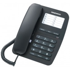 Teléfono Fijo Hilos Daewoo DTC-240 Manos Libres Negro (Espera 2 dias)