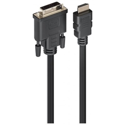 Ewent EC1351 adaptador de cable de v&iacute;deo 3 m HDMI tipo A (Est&aacute;ndar) DVI-D Negro (Espera 4 dias)