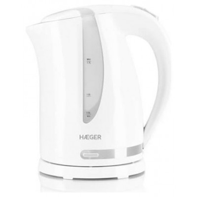 HERVIDOR ELECTRICO WHITENESS 1.7L 2200W BLANCO HAEGER (Espera 4 dias)