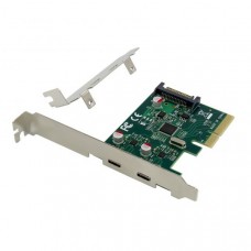 CONCEPTRONIC CONTROLADORA PCI EXPRESS X4 2 PUERTOS USB 3.2 GEN2 (2XUSB-C)