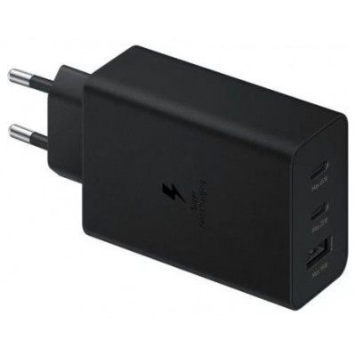 CARGADOR TRIO SAMSUNG EP-T65302XUSB-C 1XUSB-A 65W NEGRO SIN CABLE