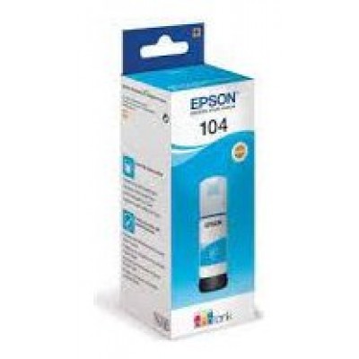 TINTA EPSON C13T00P240 104 ECOTANK CYAN (Espera 4 dias)