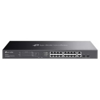 TP-Link ES220GMP switch Gestionado Gigabit Ethernet (10/100/1000) Energía sobre Ethernet (PoE) Negro (Espera 4 dias)