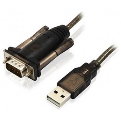 CABLE USB EWENT USB2.0 A/M - SERIE DB9 RS232 NEGRO (Espera 4 dias)