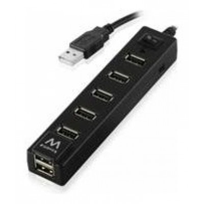 EWENT HUB 7 Ptos ON/OFF USB 2.0