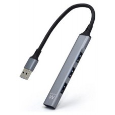 EWENT Hub Slim Usb 4 puertos