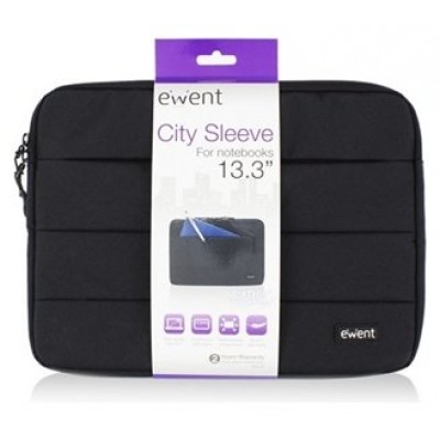 Ewent City maletines para portátil 33,8 cm (13.3") Funda Negro (Espera 4 dias)