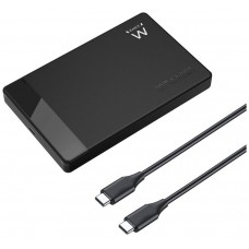 Ewent EW7073 caja para disco duro externo Carcasa de disco duro/SSD Negro 2.5" (Espera 4 dias)