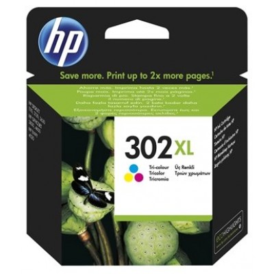 HP Cartucho Nº302XL Color - OfficeJet 3830/3832