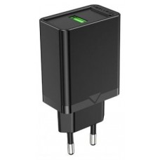 CARGADOR PARED 18W USB-A 3A NEGRO VENTION (Espera 4 dias)
